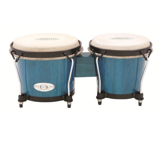 Toca Synergy Bongos in Bahama Blue