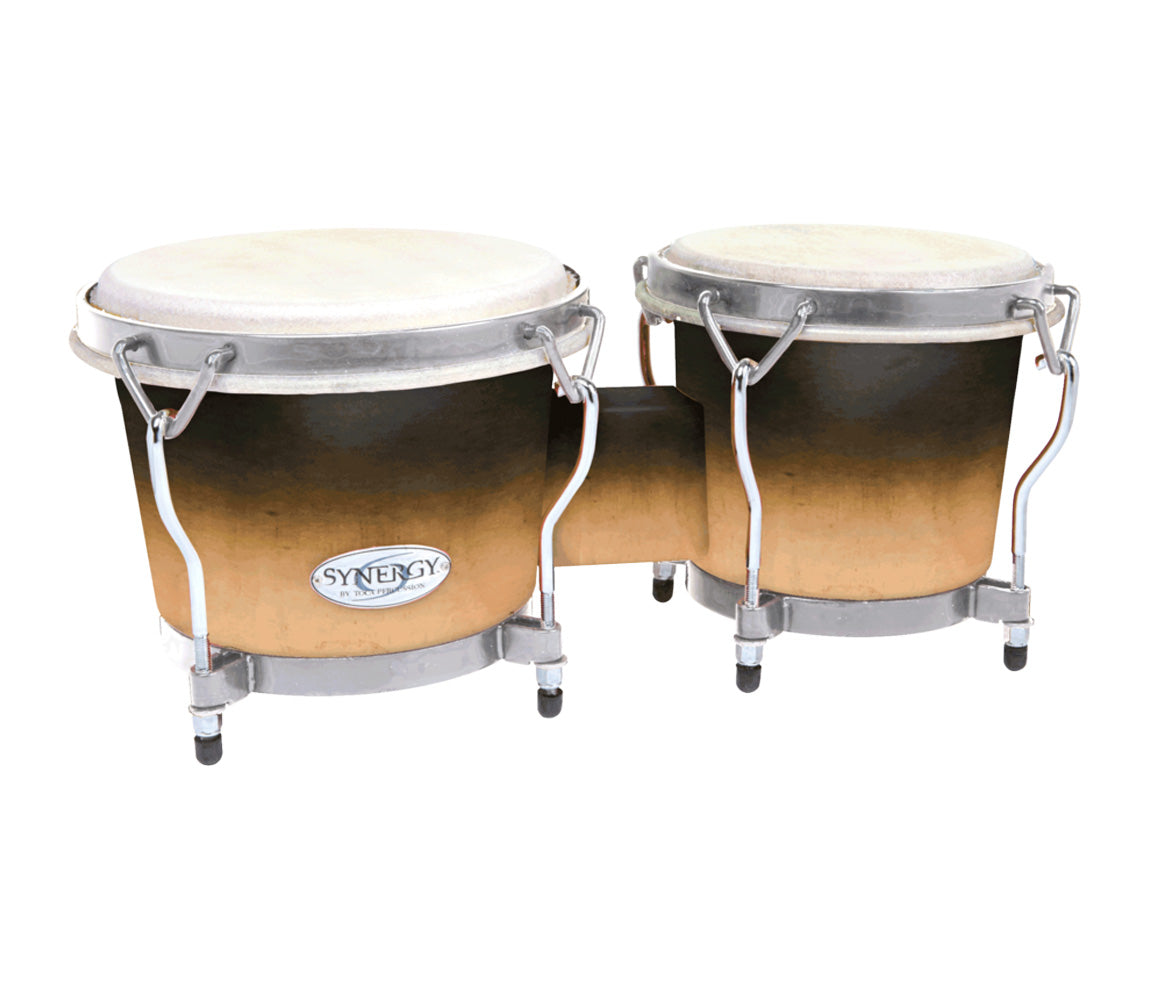 Toca Synergy Deluxe Bongos in Coffee FadE
