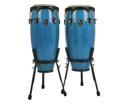 Toca Synergy Conga Set with Basket Stands in Bahama Blue