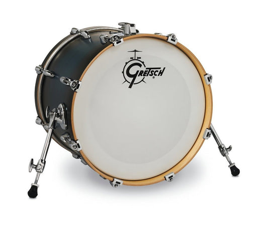 Gretsch Renown Maple 18" x 14" Bass Drum in Satin Antique Blue Burst
