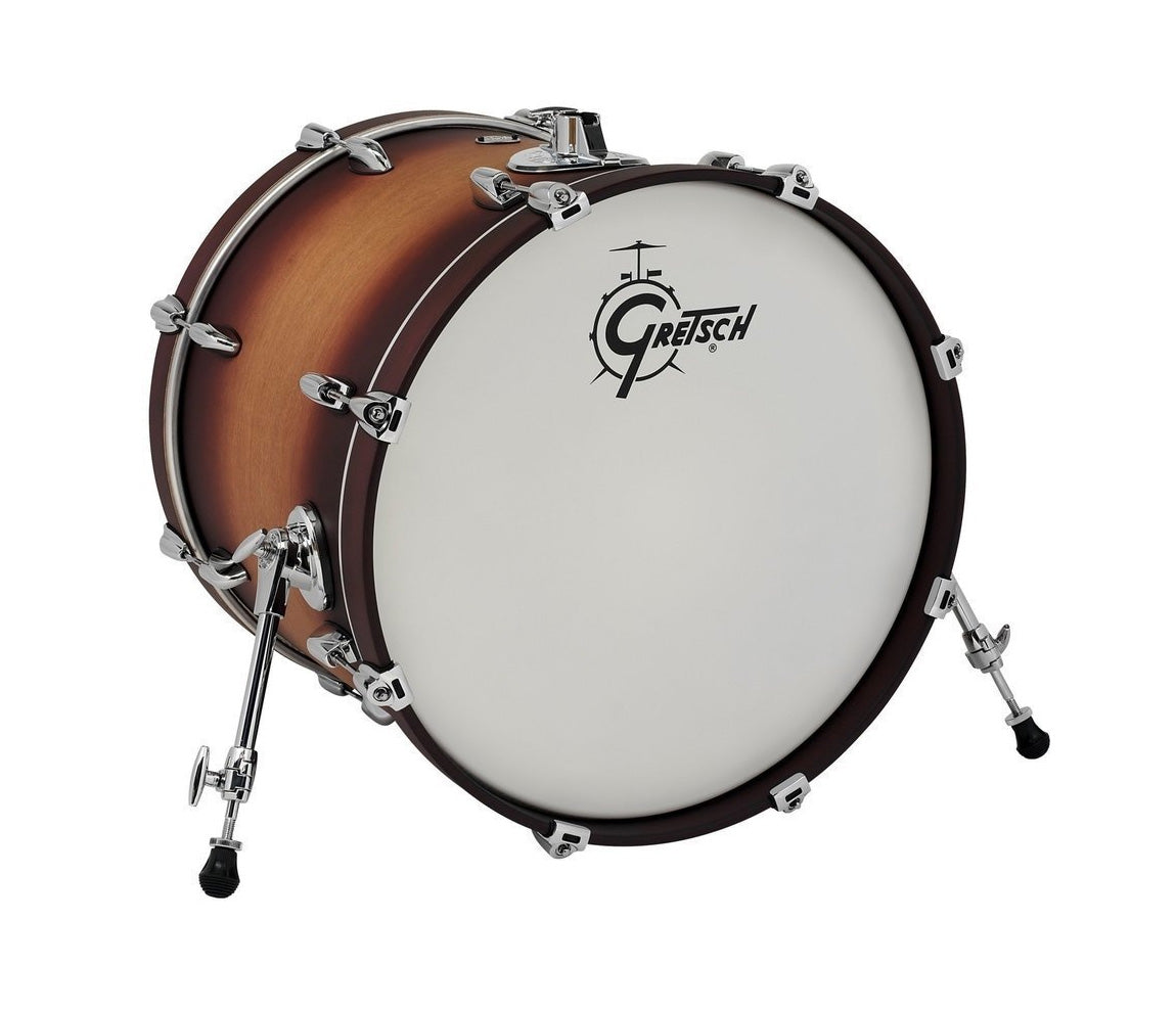 Gretsch Renown Maple 20" x 16" Bass Drum in Satin Tobacco Burst 