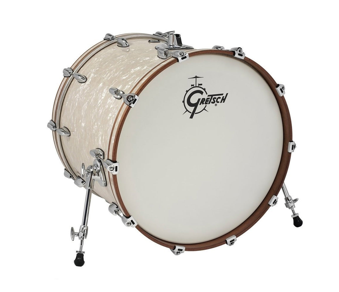 Gretsch Renown Maple 22" x 18" Bass Drum in Vintage Pearl
