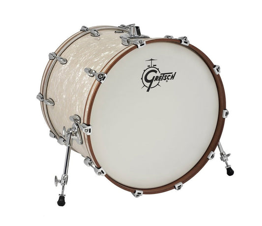 Gretsch Renown Maple 22" x 18" Bass Drum in Vintage Pearl