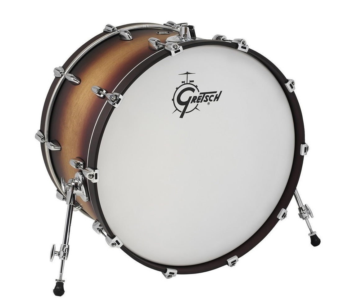 Gretsch Renown Maple 24" x 14" Bass Drum in Satin Tobacco Burst 