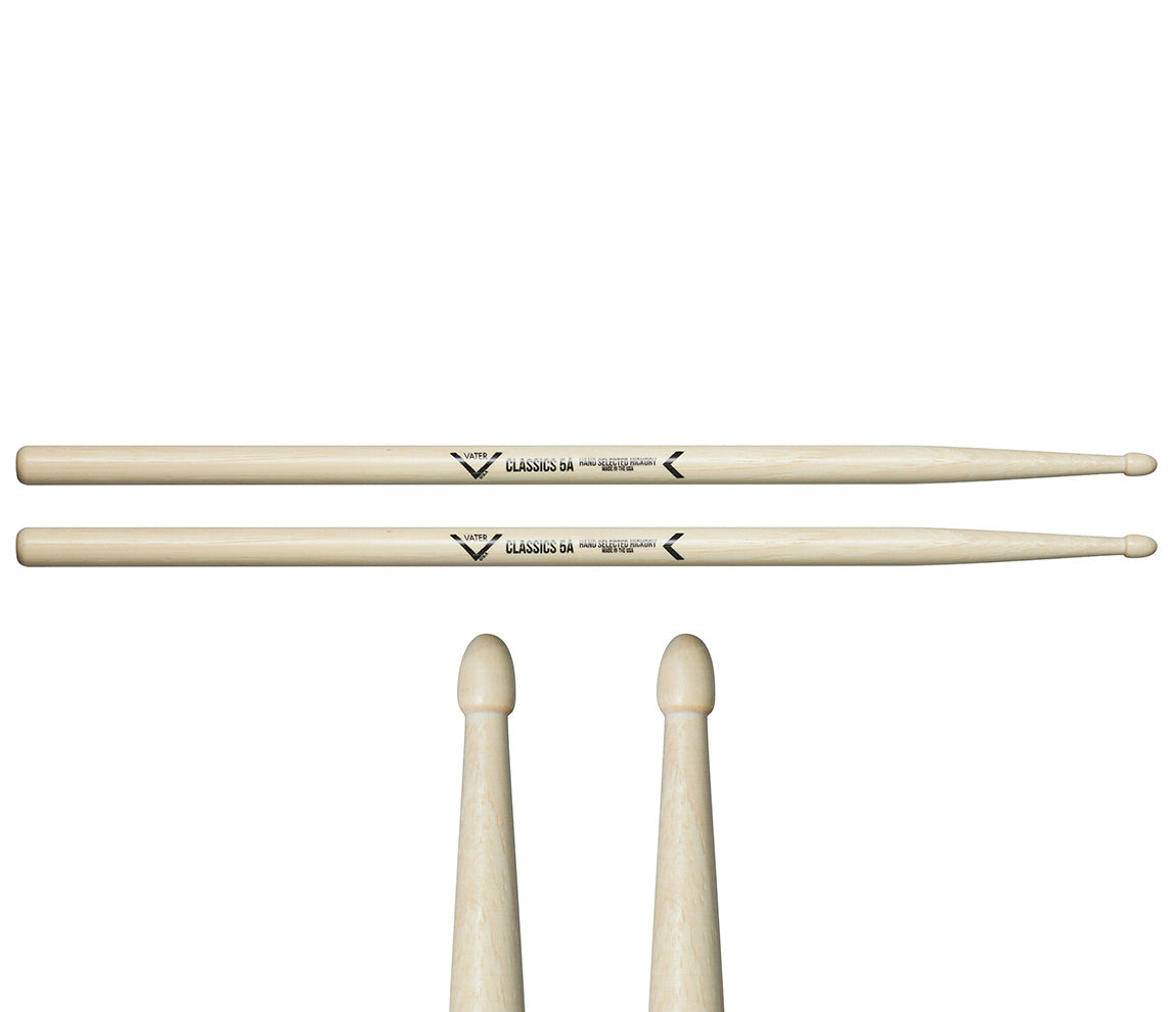 Vater Classics 5A Wood Tip Drumsticks