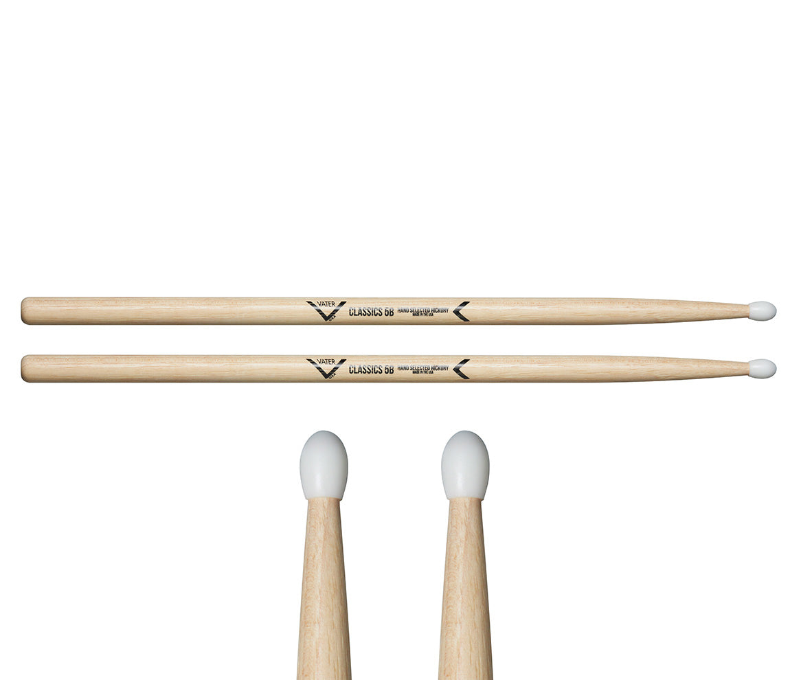 Vater Classics 5B Nylon Tip Drumsticks
