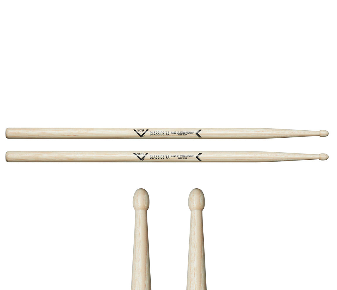 Vater Classics 7A Wood Tip Drumsticks