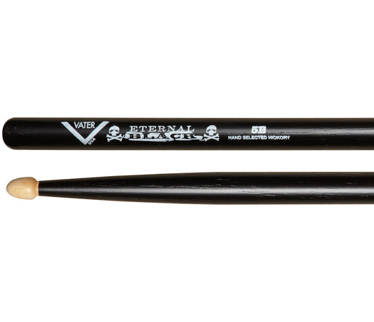 Vater Eternal Black Power 5B Nylon Tip Drumsticks