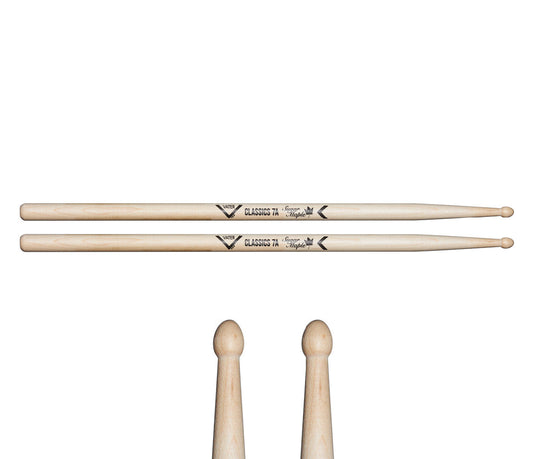 Vater Sugar Maple Classics 7A Wood Tip Drumsticks