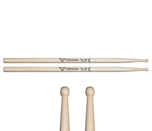 Vater Sugar Maple Classics Big Band Wood Tip Drumsticks