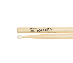 Los Cabos 5A Hickory Nylon Tip Drumsticks