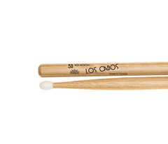 Los Cabos 5B Red Hickory Nylon Tip Drumsticks