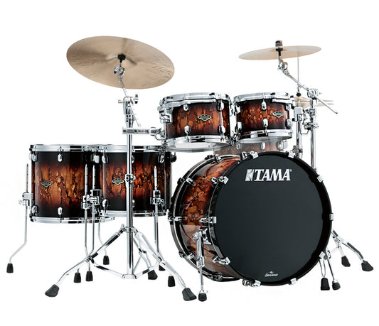 TAMA Starclassic Walnut/Birch 5-piece Shell Pack in Lacquer Molten Brown Burst