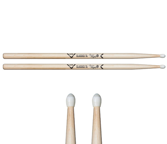 Vater Sugar Maple Classics 7A Nylon Tip Drumsticks