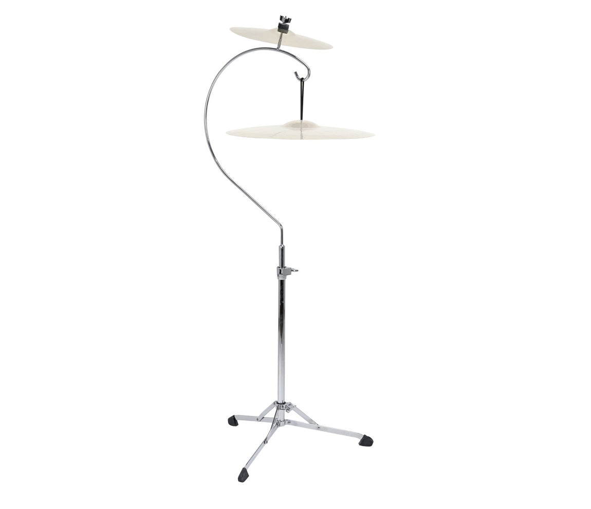 Gibraltar Curved Single Braced Cymbal Stand for mounting two cymbals