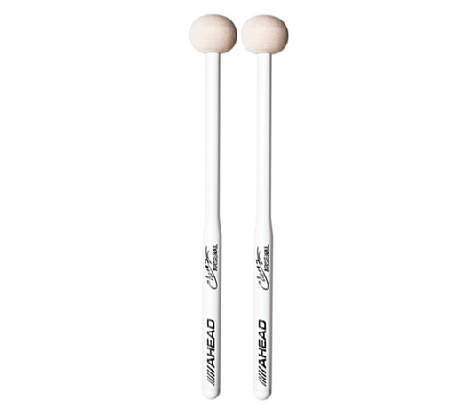 Ahead ABM3 Chavez "Arsenal" White Marching Bass Drum Mallet