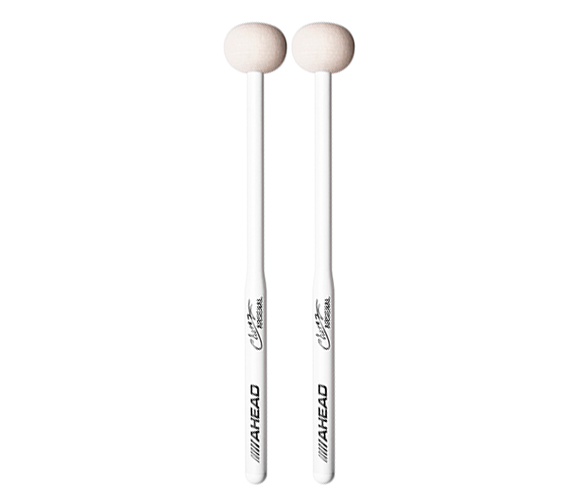 Ahead ABM5 Chavez "Arsenal" White Marching Bass Drum Mallet