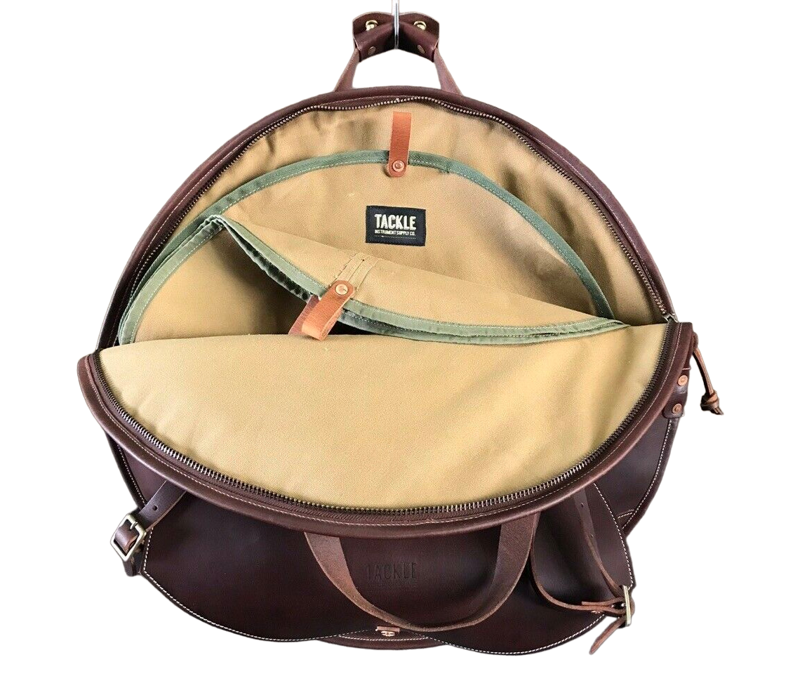 Tackle 22" Cymbal Bag Backpack - Leather