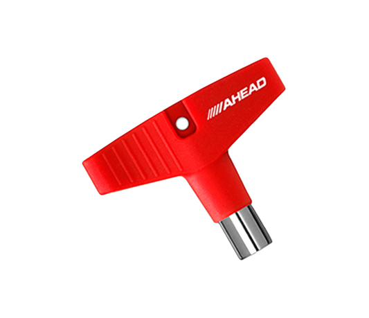 Ahead GripKey Drum Key (Red Silicone Grip)