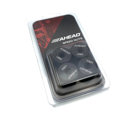 Ahead Speed Nut Cymbal Toppers 4 Pack - Black