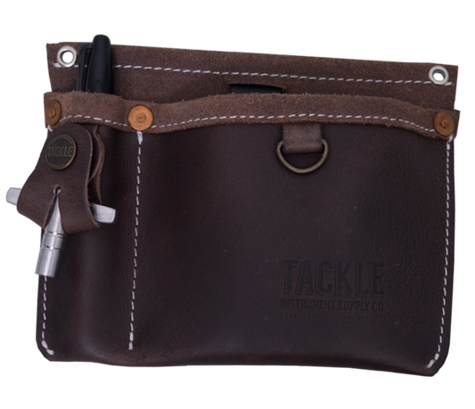 Tackle Leather Clip-on Gig Pouch