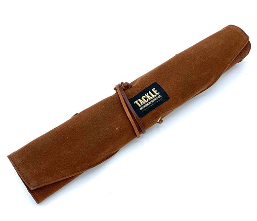 Tackle Waxed Canvas Roll Up Stick Case - Brown