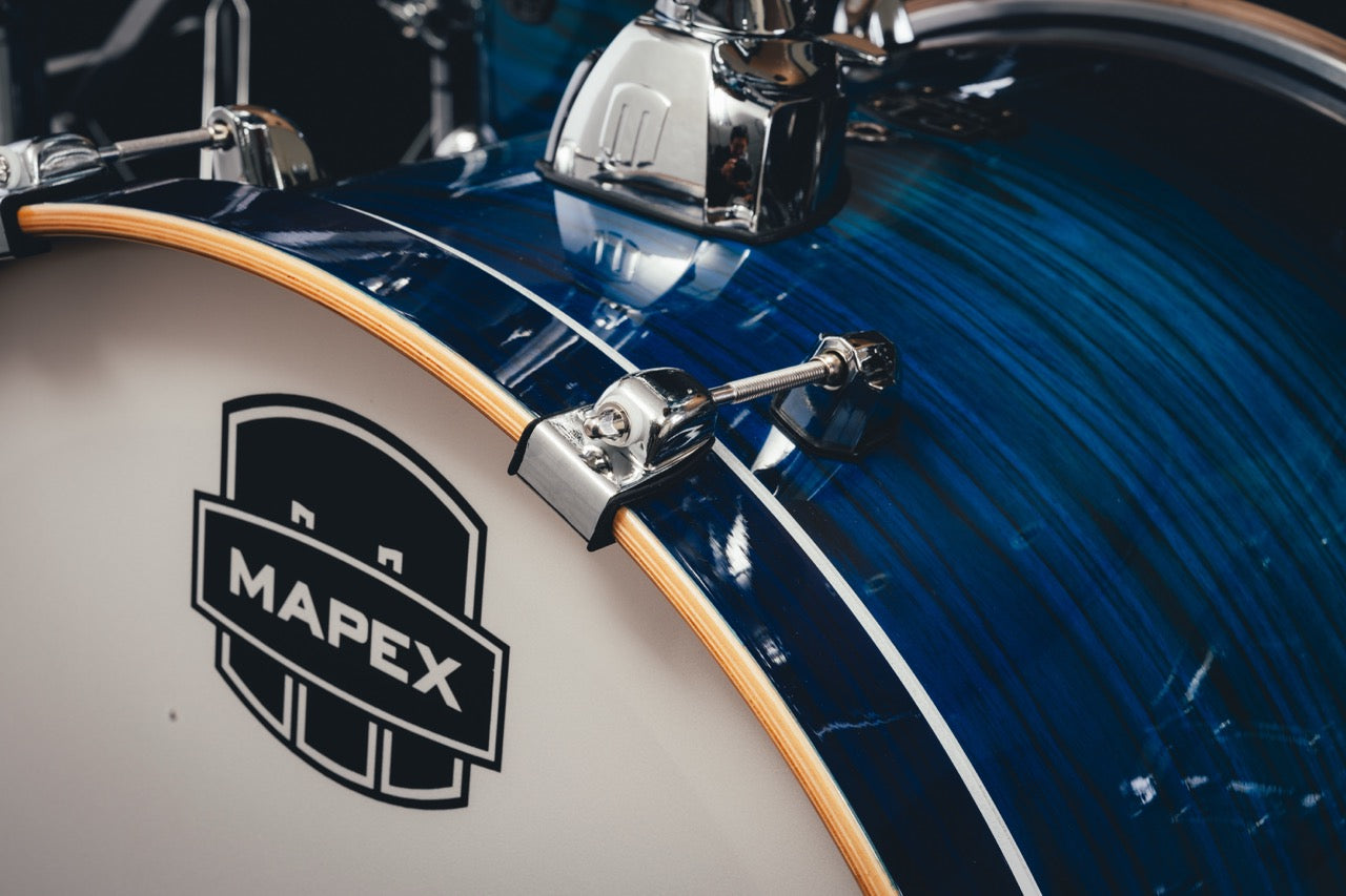 Mapex Armory Series 5 Piece Rock Fusion Shell Pack In Blue Wave Burst