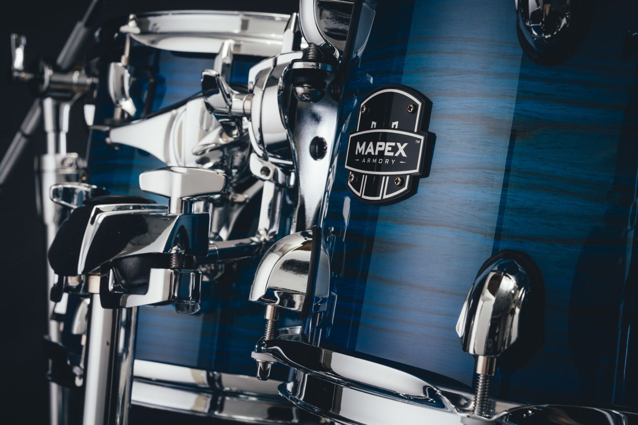 Mapex Armory Series 6 Piece LA Fusion Shell Pack In Blue Wave Burst