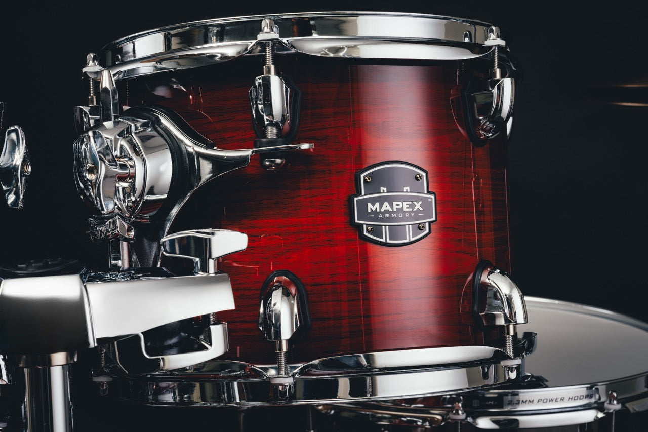 Mapex Armory Series 5 Piece Rock Fusion Shell Pack In Red Onyx Burst