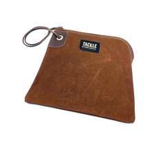 Tackle Zippered Accessory Bag - Brown