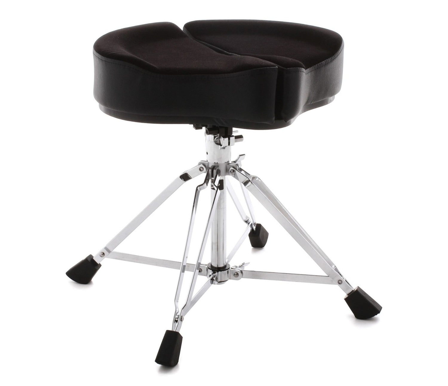 Ahead Spinal G Saddle Black Drum Throne - B Stock front view