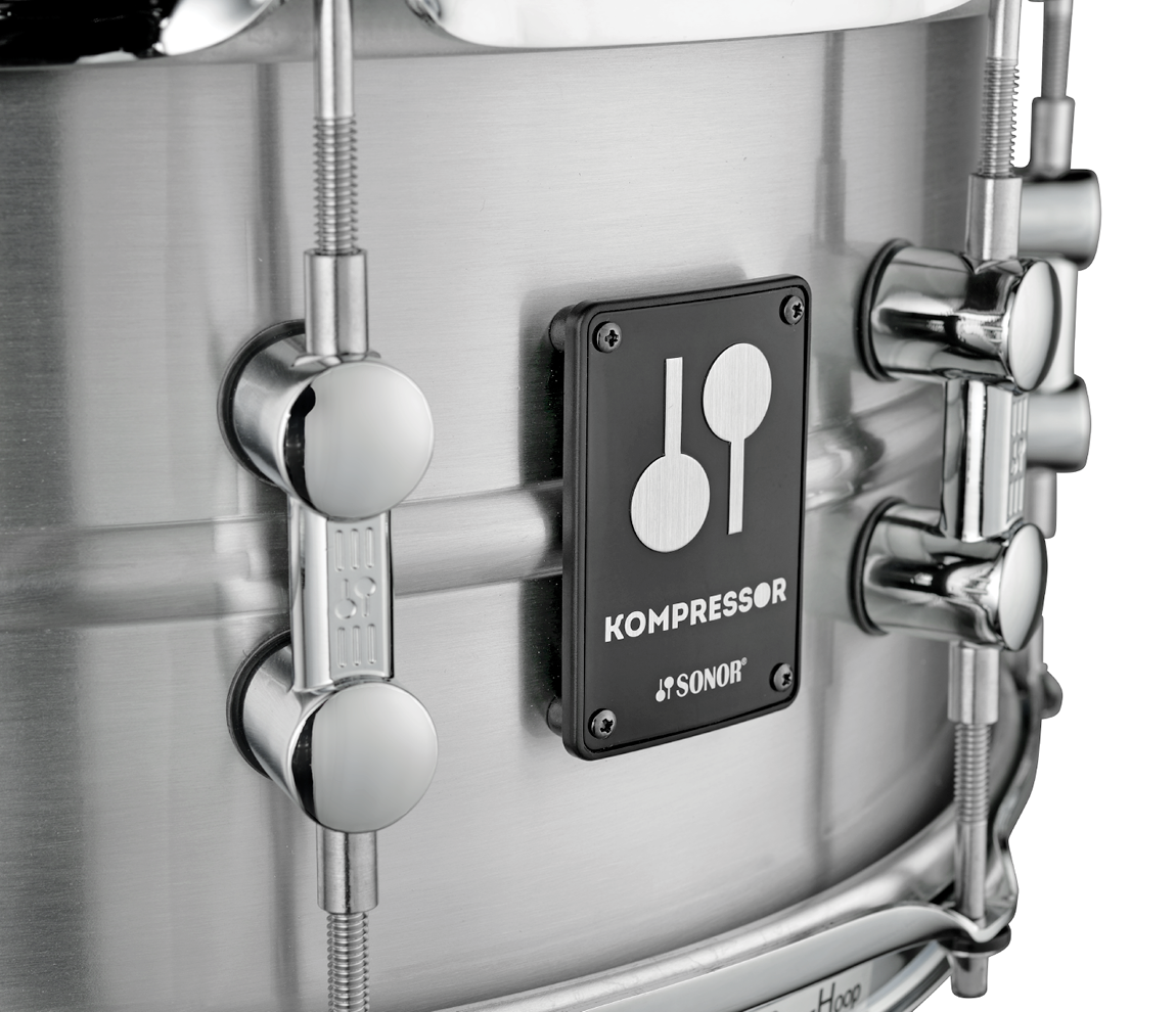 SONOR Kompressor 14" x 5.75" Snare Drum in Polished Aluminium
