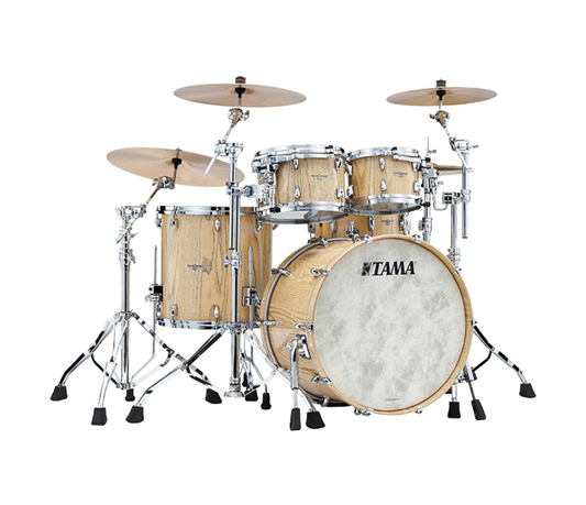 TAMA Star Walnut 4-piece Shell Pack in Antique White Japanese Chestnut