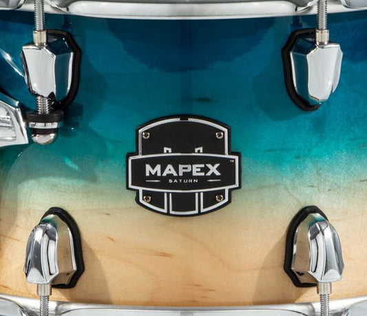 Mapex Saturn Classic 14" x 6.5" Snare Drum In Aqua Fade