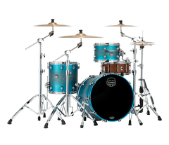 Mapex Saturn Evolution Hybrid Straight Ahead 3-Piece Shell Pack in Exotic Azure Burst