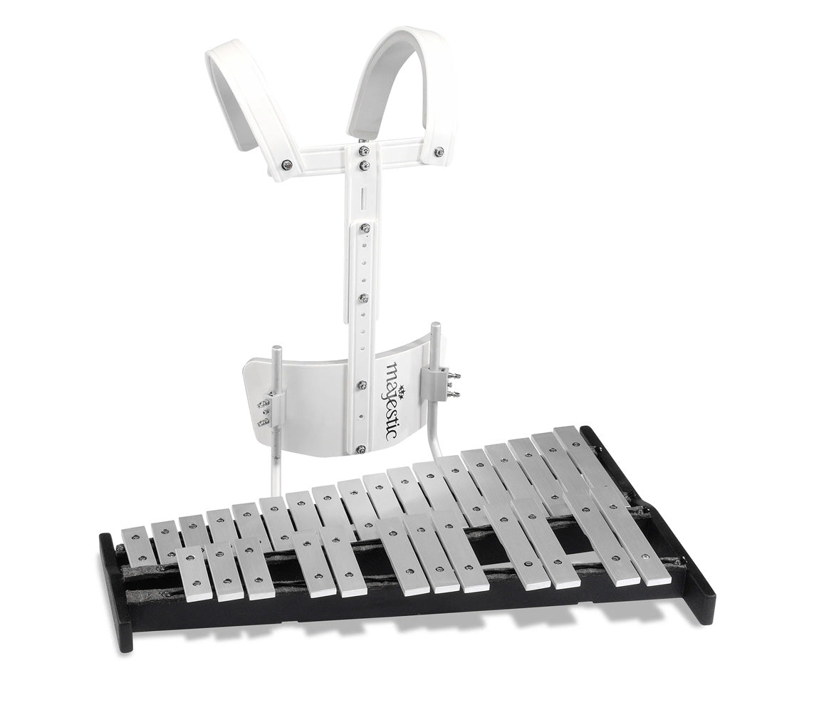 Majestic Marching Glockenspiel With Carrier - Aluminium
