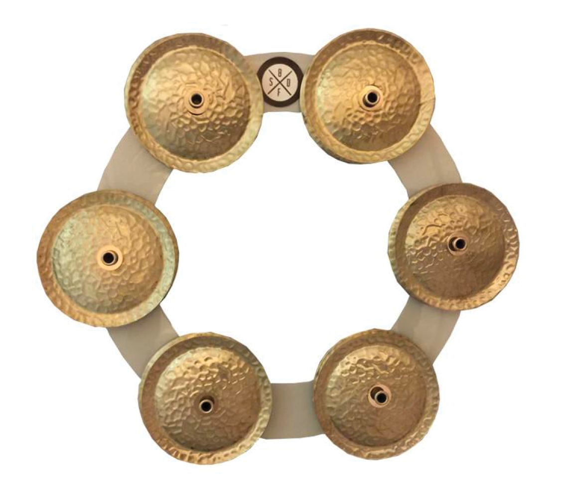 Big Fat Snare Drum " Bling Ring (White Copper)