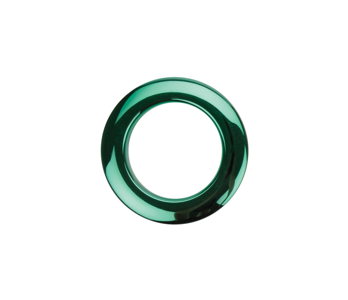 2" Bass Drum O's in Green (Pair)