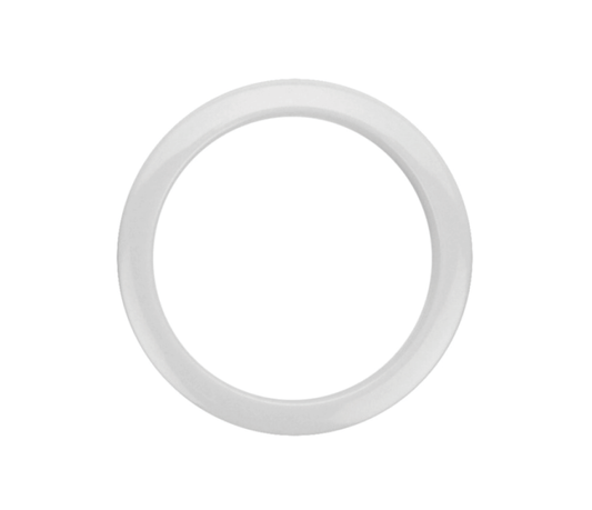 4" Bass Drum O's in White