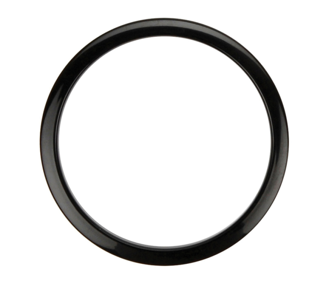 6" Bass Drum O's in Black