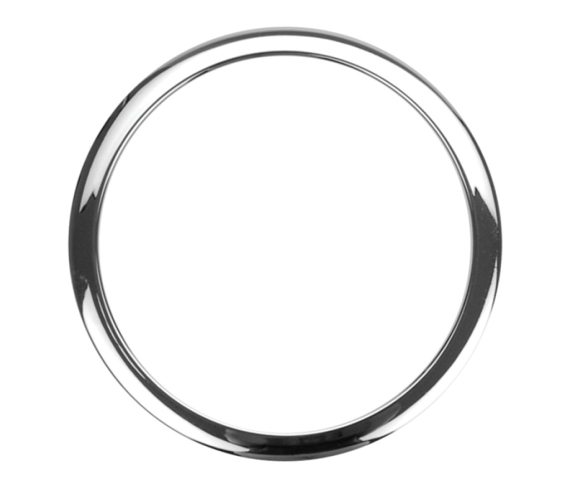 6" Bass Drum O's in Chrome