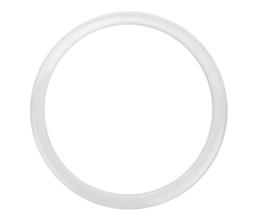 6" Bass Drum O's in White