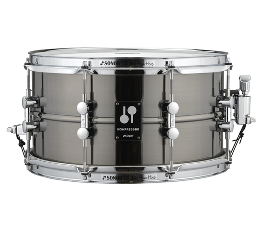 SONOR Kompressor 13" x 7" Brass Snare Drum in Plated Black Nickel