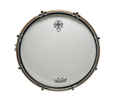 Dunnett Classic 14" x 7" Snare Drum in Polished Stainless Steel with American Maple Wood Hoops