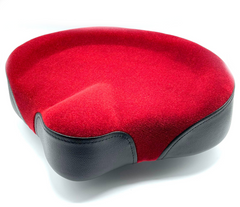Custom Percussion Cycle Seat Drum Throne Red - Top Only