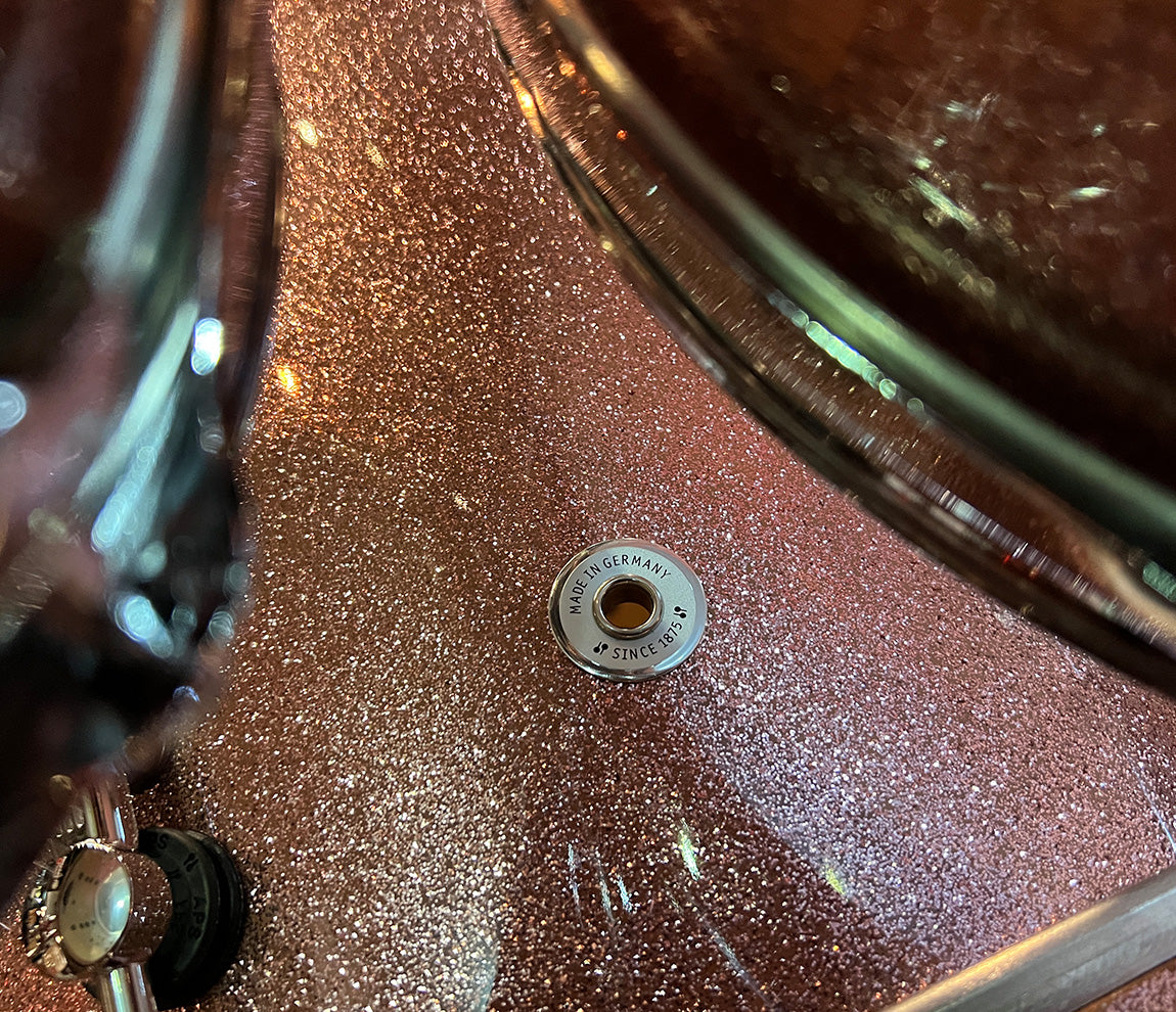 SONOR SQ2 4-piece Shell Pack in Bright Copper Sparkle