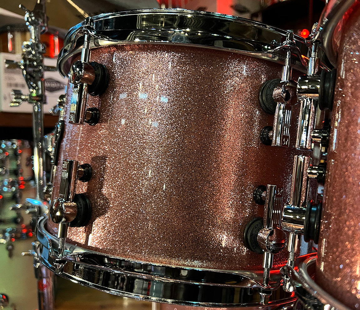 SONOR SQ2 4-piece Shell Pack in Bright Copper Sparkle