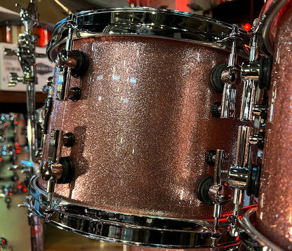 SONOR SQ2 4-piece Shell Pack in Bright Copper Sparkle