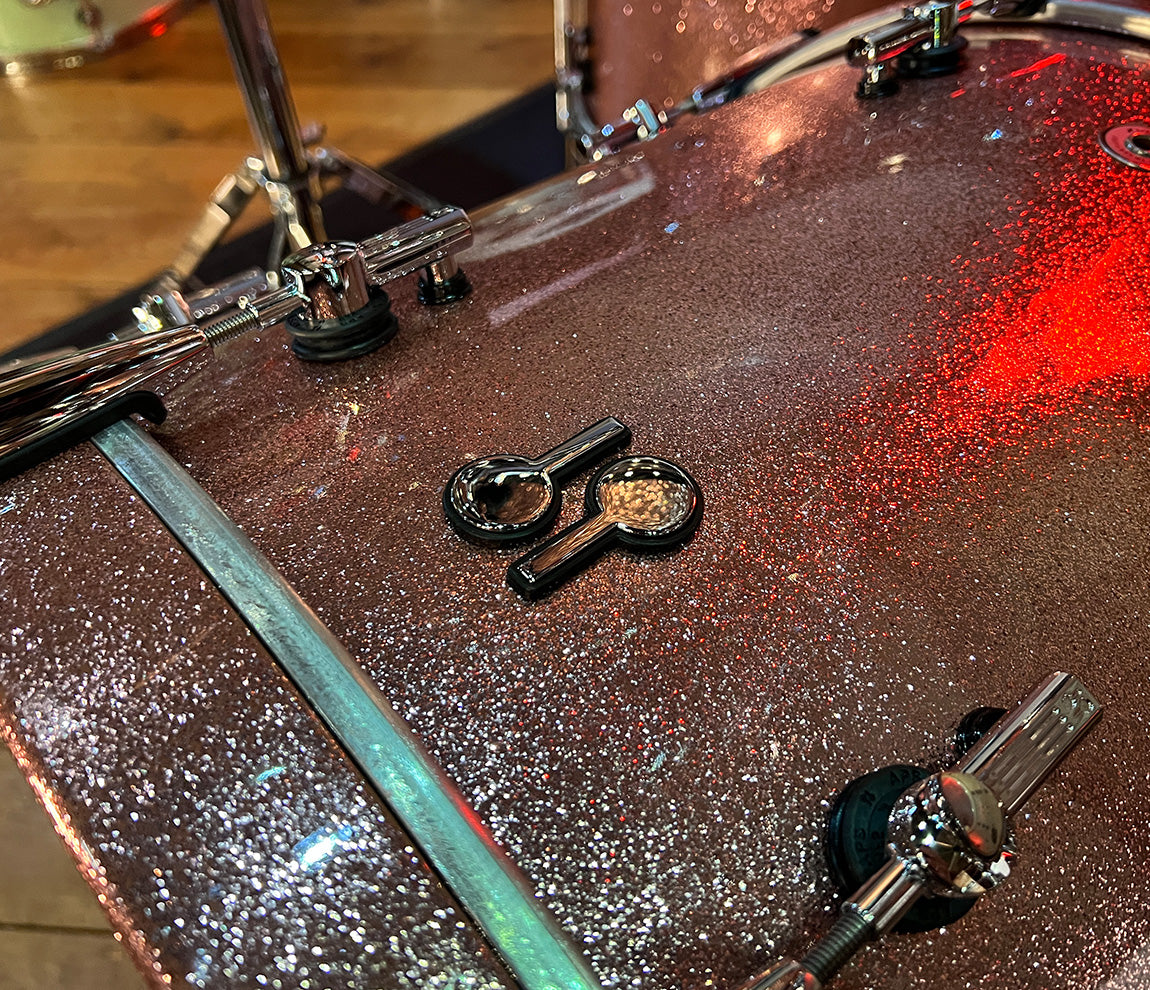 SONOR SQ2 4-piece Shell Pack in Bright Copper Sparkle