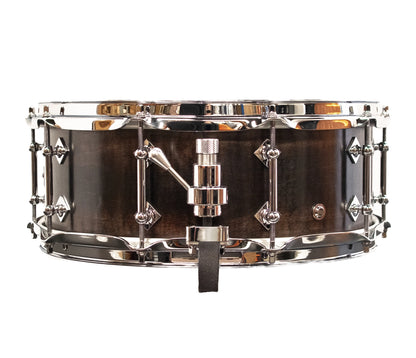 Craviotto Custom Shop 14" x 5.5" Maple Snare Drum in Ebonized Curly Maple